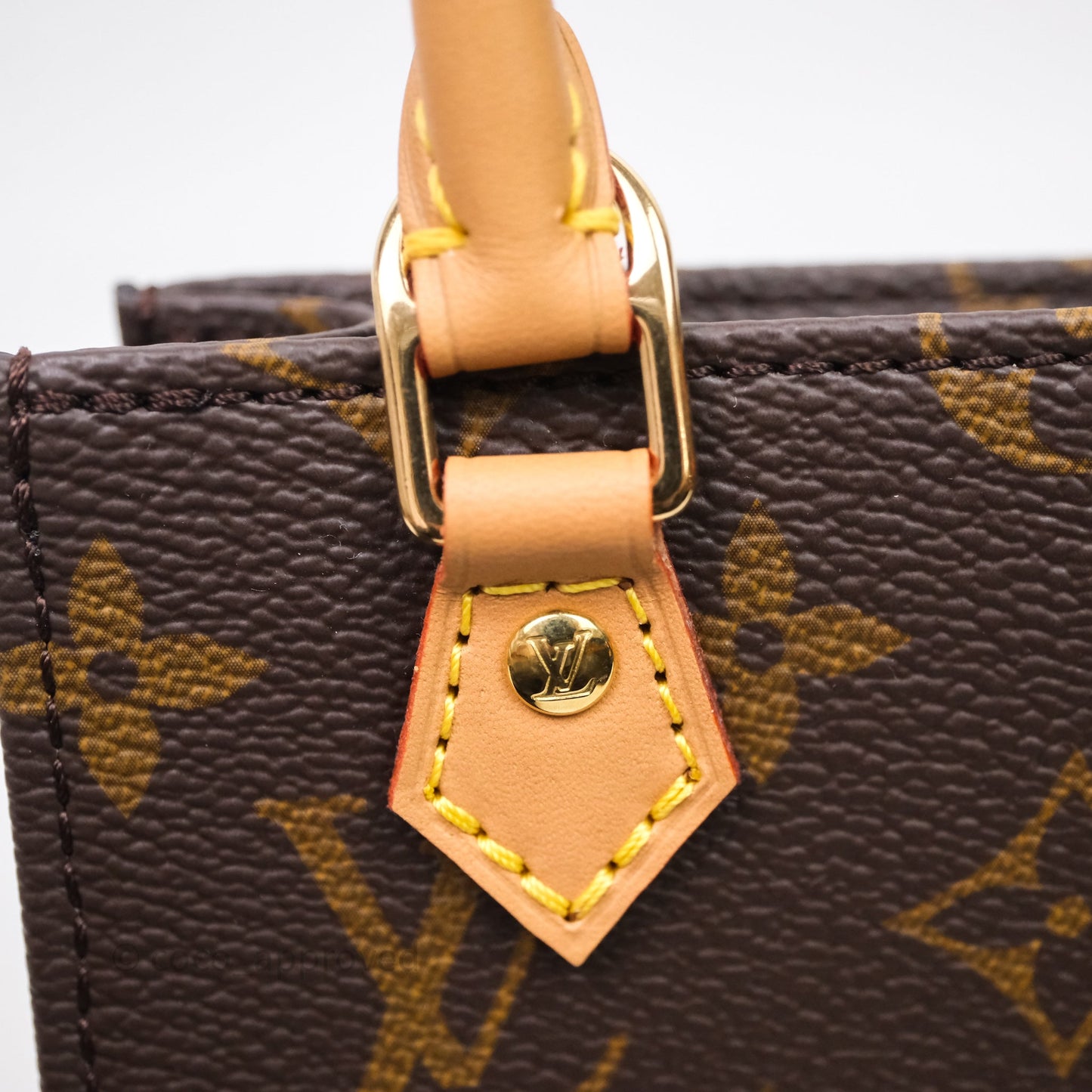 Louis Vuitton Petit Sac Plat Bag Monogram Canvas