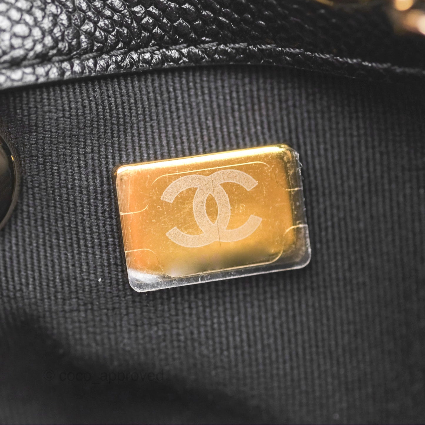 Chanel Duma Backpack Small Black Caviar Gold Hardware