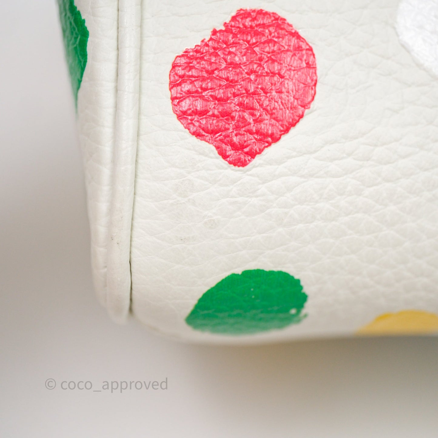 Louis Vuitton x Yayoi Kusama Square With Handle Chain Bag White