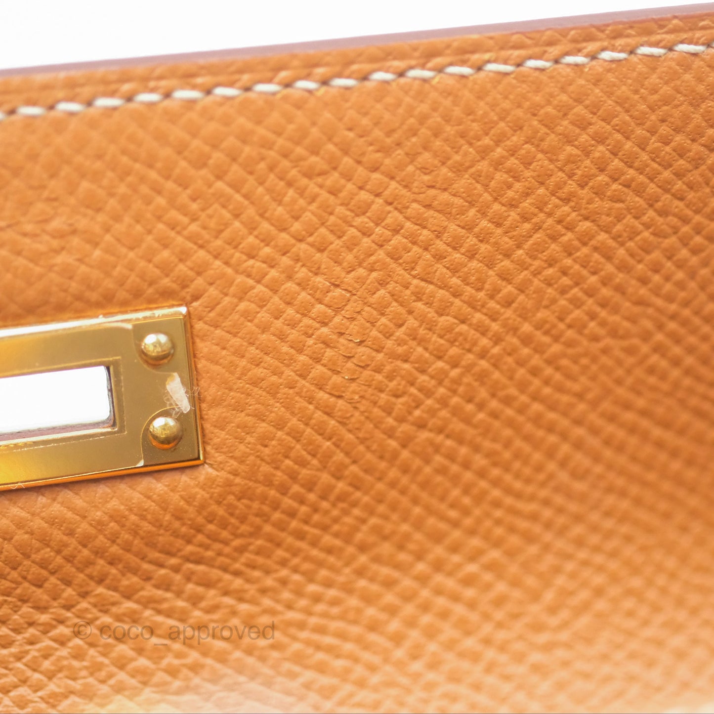 Hermès Kelly 25 Sellier Gold 37 Epsom Gold Hardware