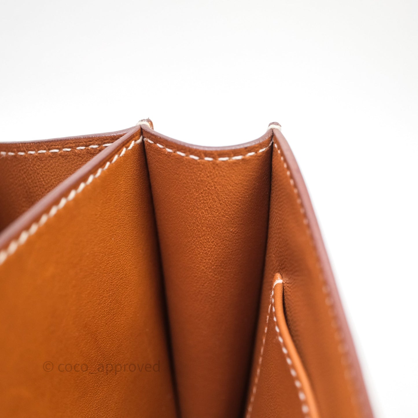 Hermès Constance Mini Smooth Barenia Leather Gold Hardware