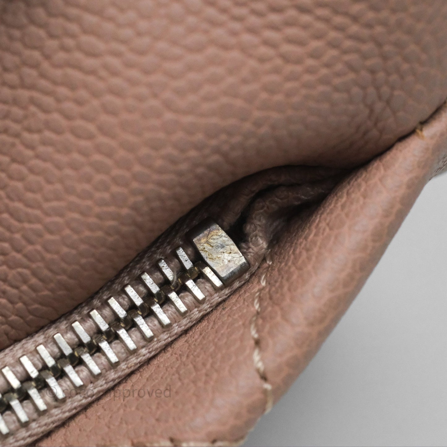 Chanel Quilted Tote Bag Pink Caviar Silver Hardware