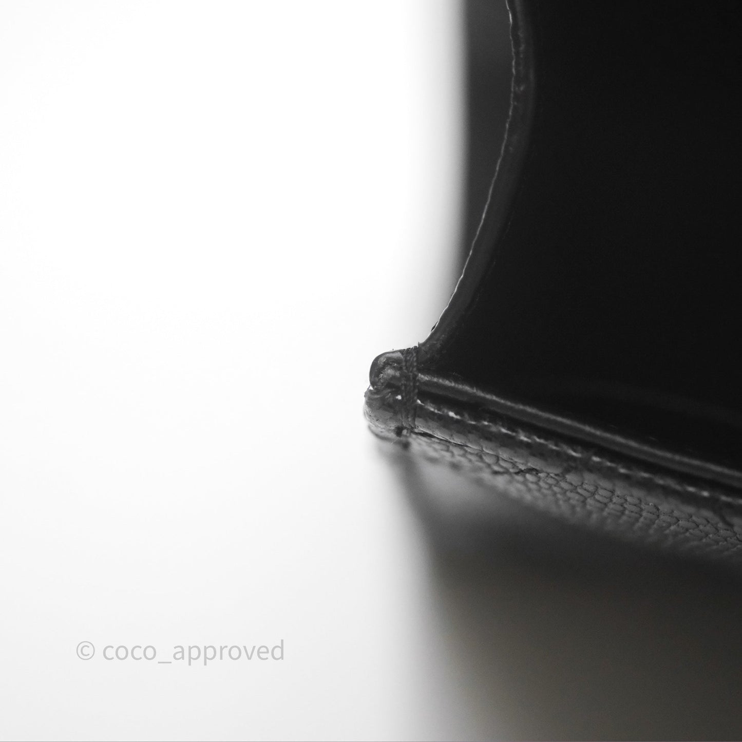 Chanel Kelly Clutch With Chain Black Caviar Gold Hardware