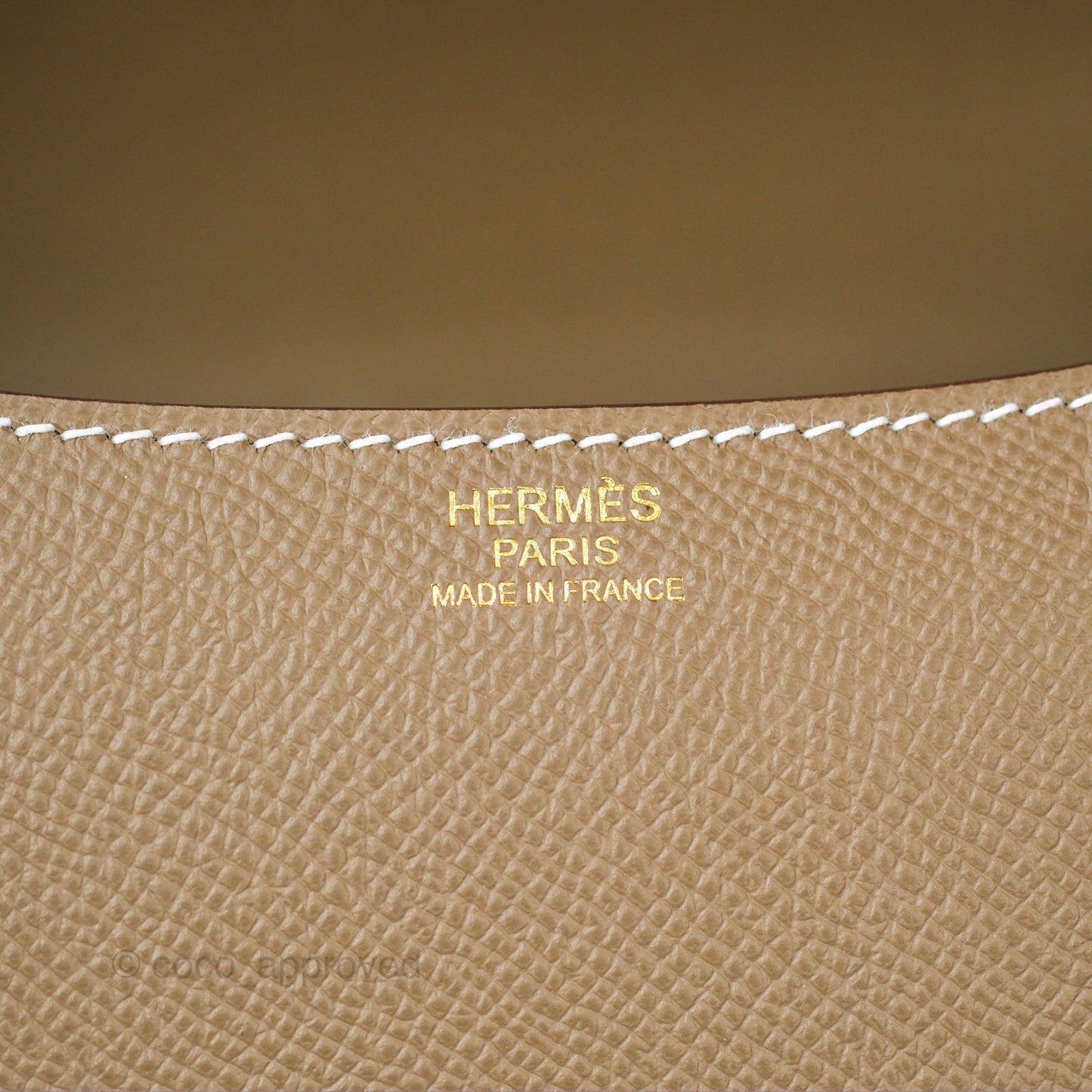 Hermès Constance 24 Mirror Etoupe 18 Epsom Rose Gold Hardware