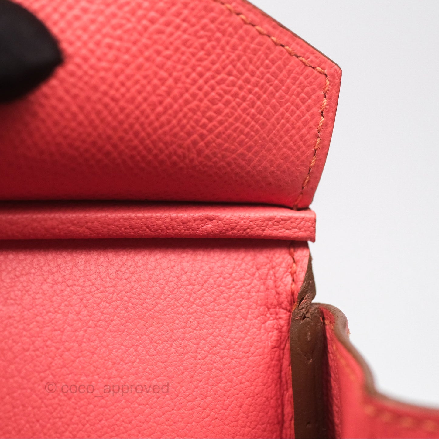Hermès Birkin 30 Retourne Flamingo I5 Epsom Gold Hardware