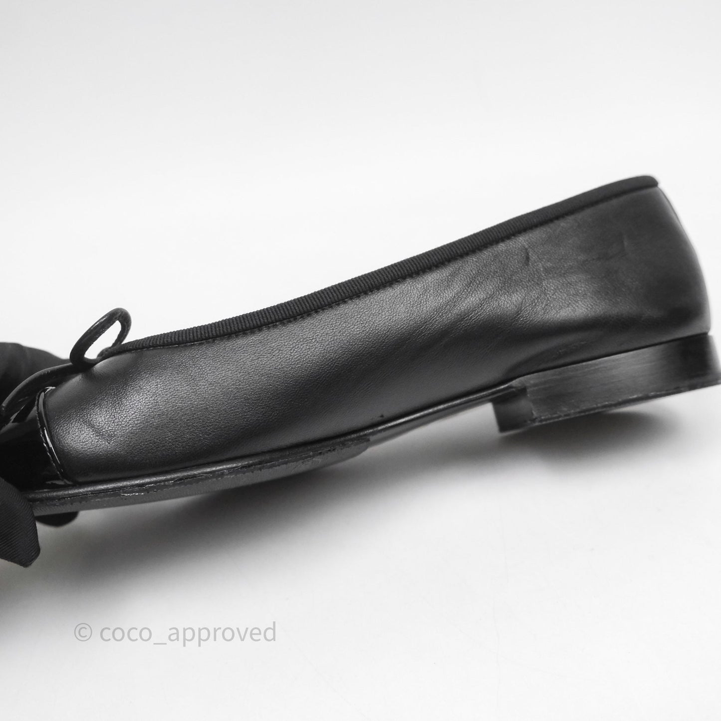 Chanel Ballet Flats Black Size 36.5