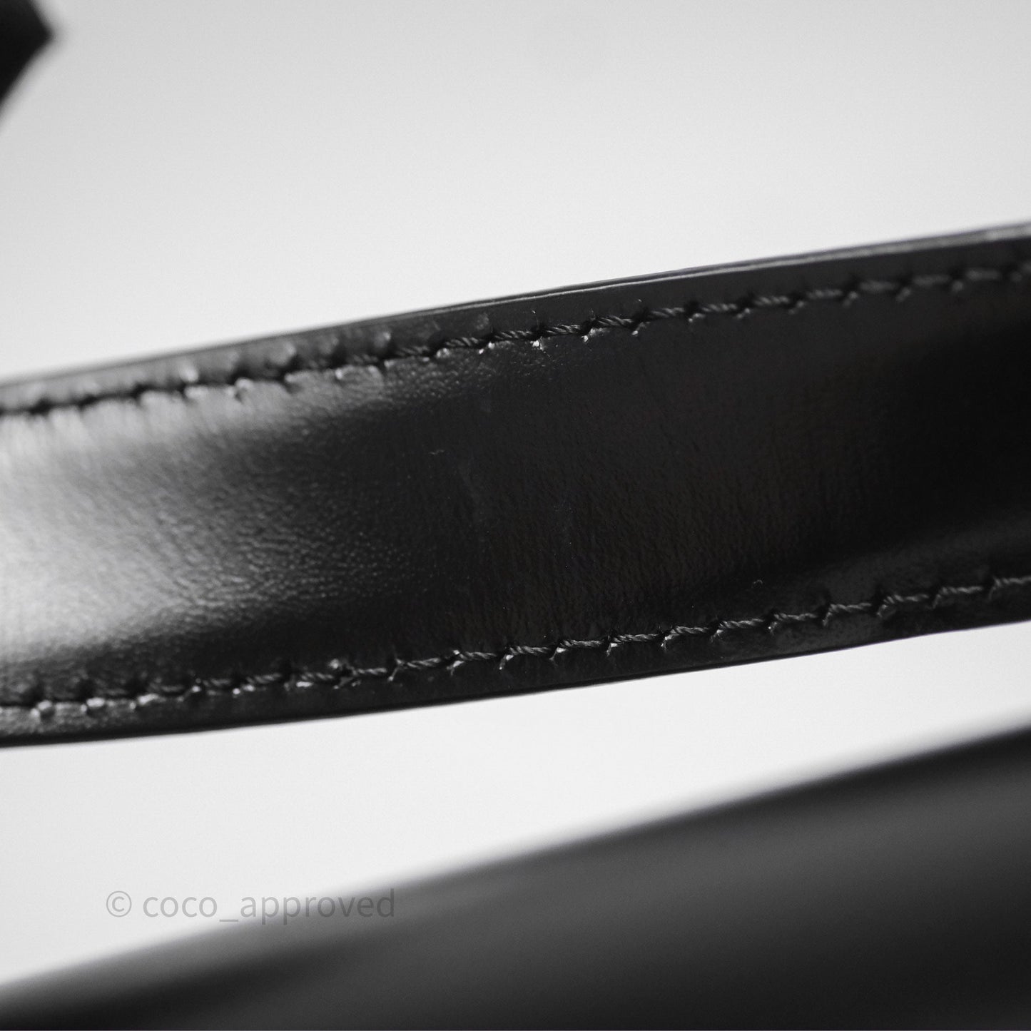 Celine Medium Triomphe Black Shiny Calfskin