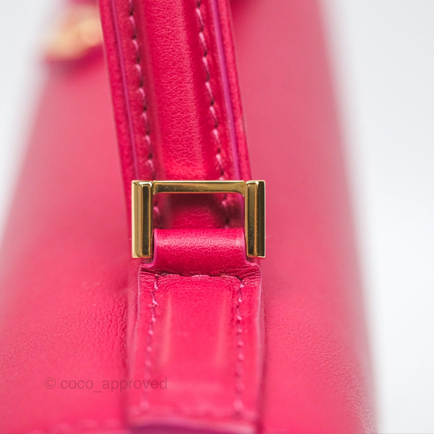 Delvaux Tempête Mini in Silky Calf Framboise