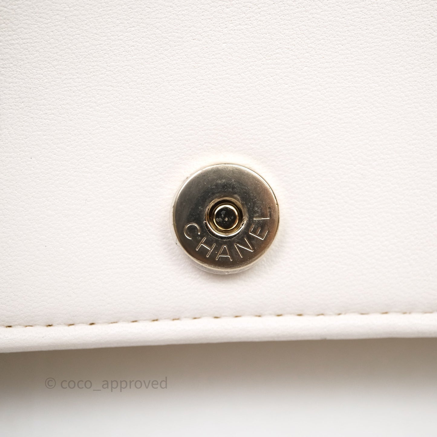 Chanel Quilted Book Wallet on Chain WOC Black Lambskin Gold Hardware