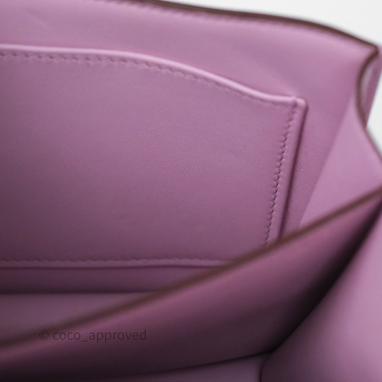 Hermès Constance Mini 18cm Mauve Sylvestre X9 Chevre Mysore Palladium Hardware