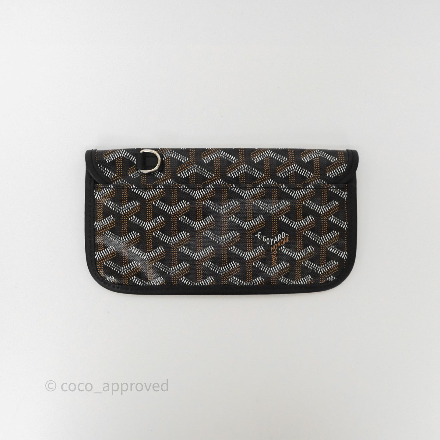 Goyard Bohème Hobo Bag Black Goyardine Canvas