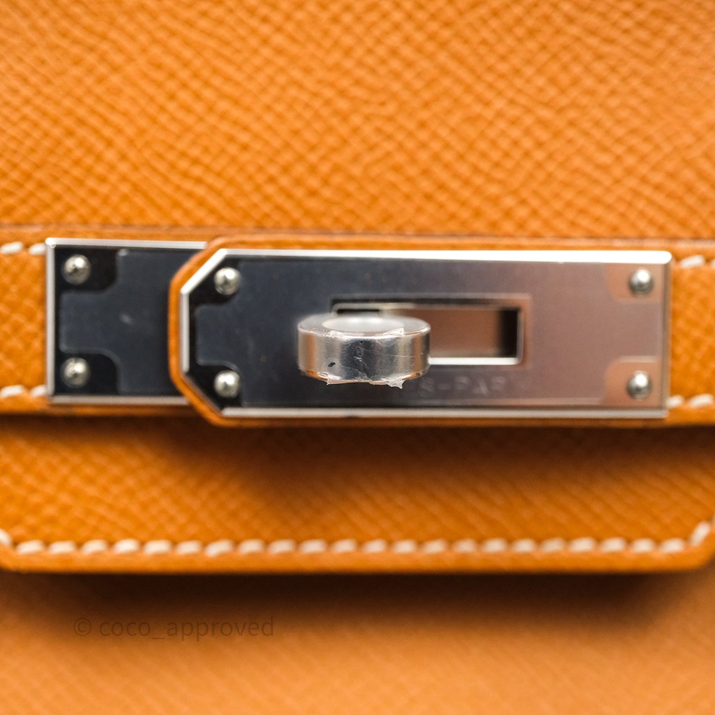 Hermes Birkin 30 Toffee Epsom Palladium Hardware
