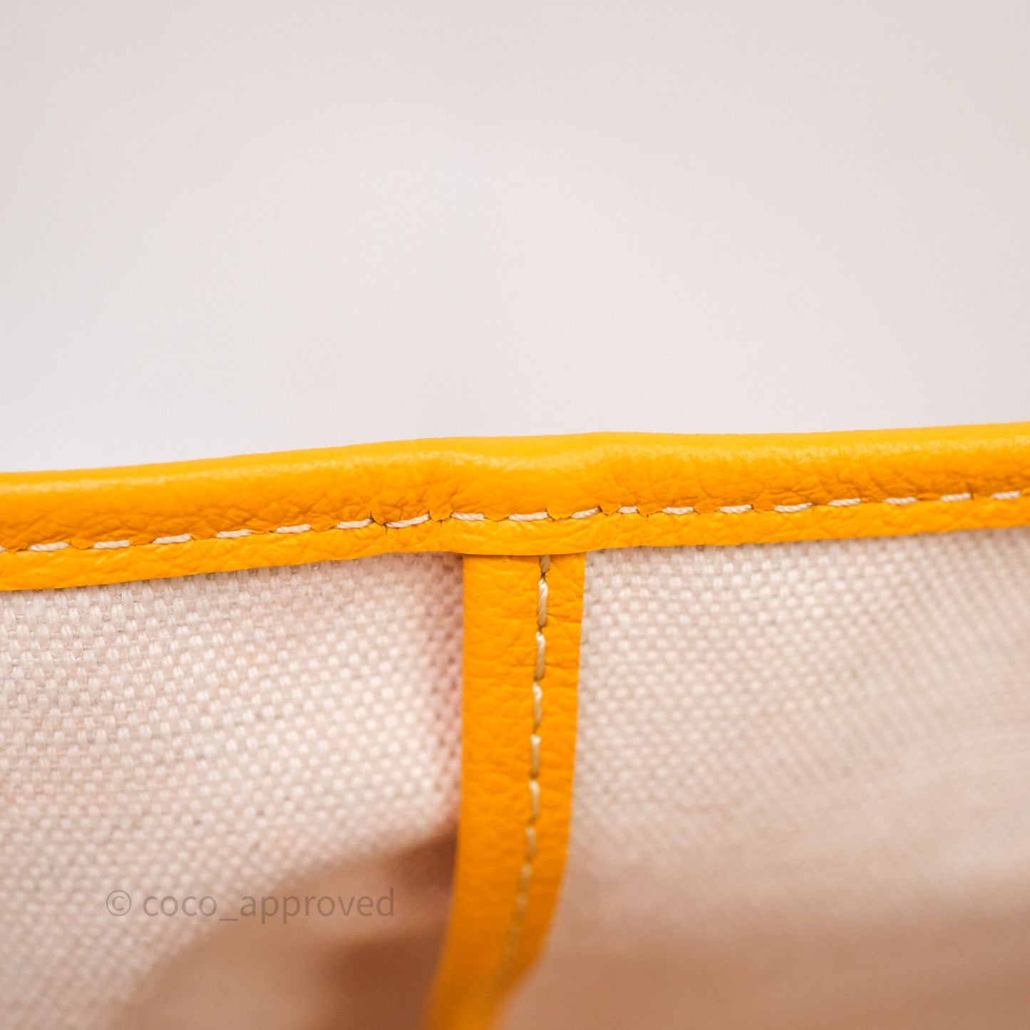 Goyard St. Louis GM Yellow Goyardine Canvas