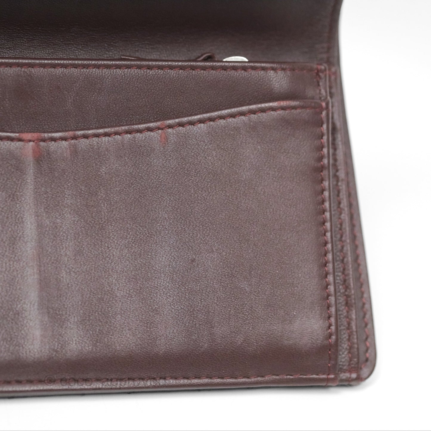 Chanel Classic Quilted Long Wallet Black Lambskin Silver Hardware