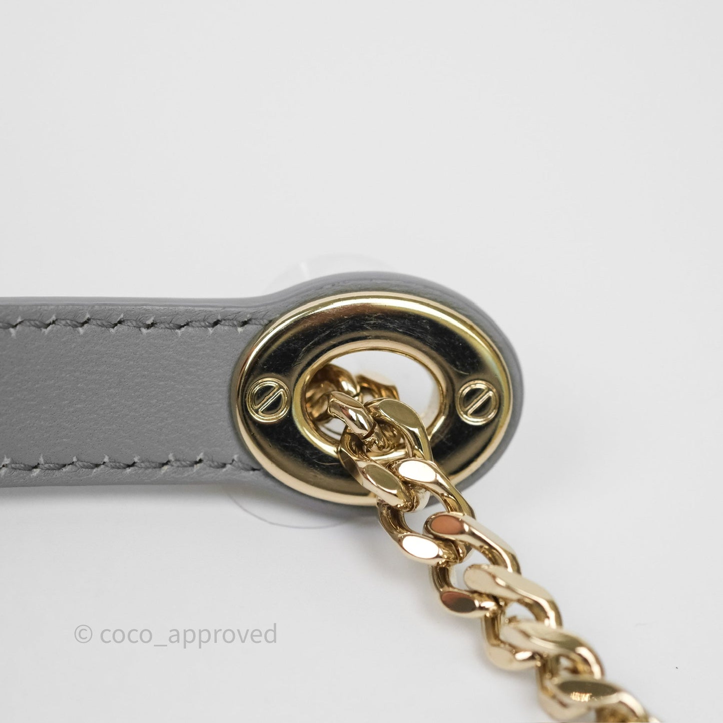 Dior Mini Lady Dior Grey Velvet Cannage Crystal Charms Gold Hardware
