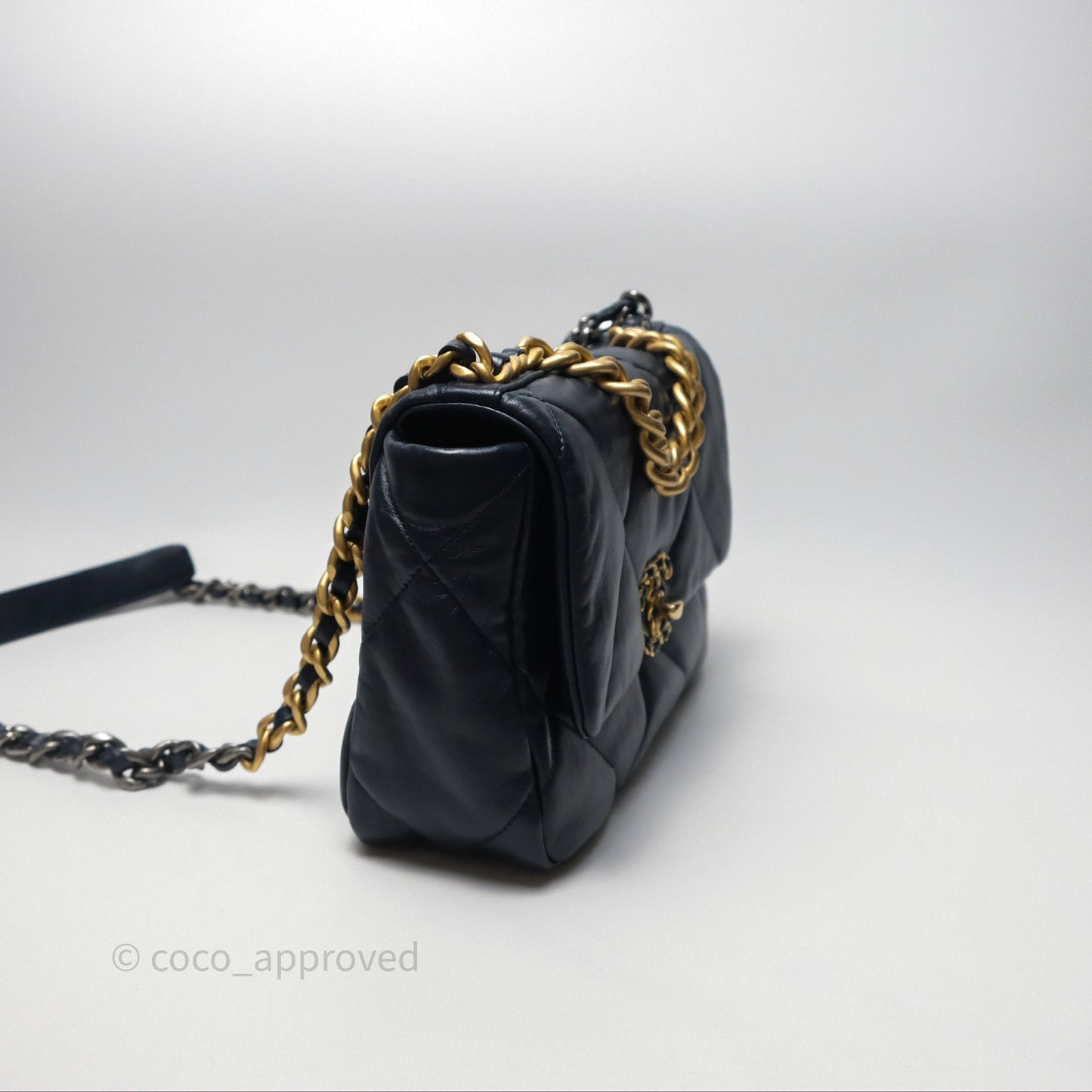 Chanel 19 Small Navy Mixed Hardware