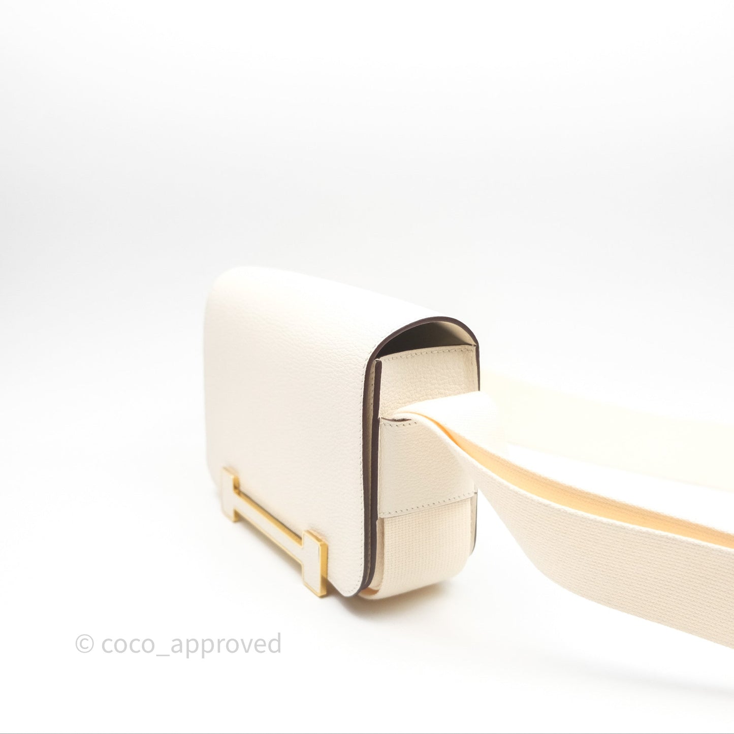 Hermès Geta Bag Nata I2 Chevre Mysore Gold Hardware