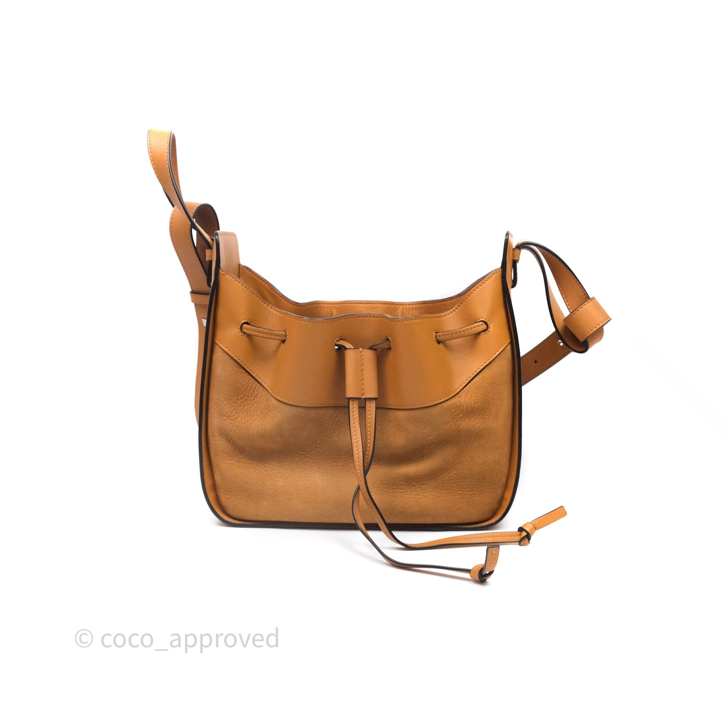 Loewe Small Hammock Drawstring Light Caramel Calfskin