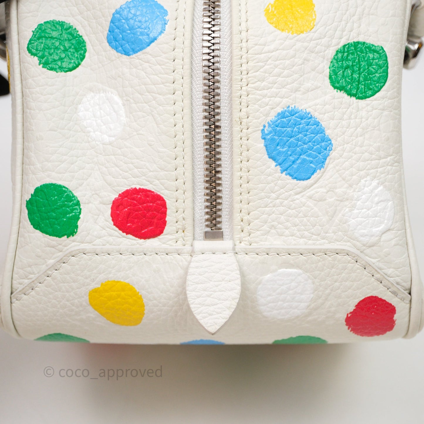 Louis Vuitton x Yayoi Kusama Square With Handle Chain Bag White