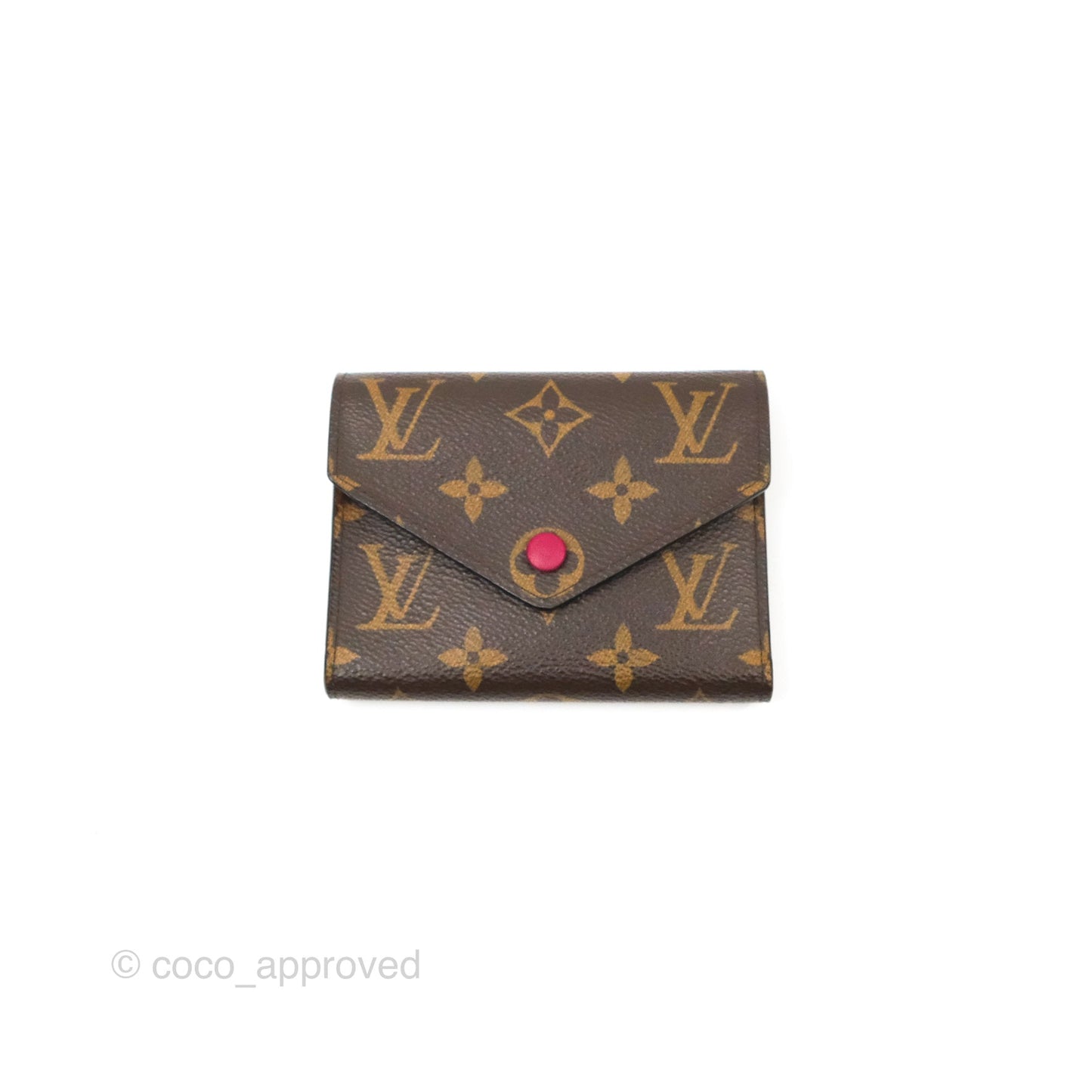 Louis Vuitton Victorine Wallet Monogram Canvas Fuchsia Pink