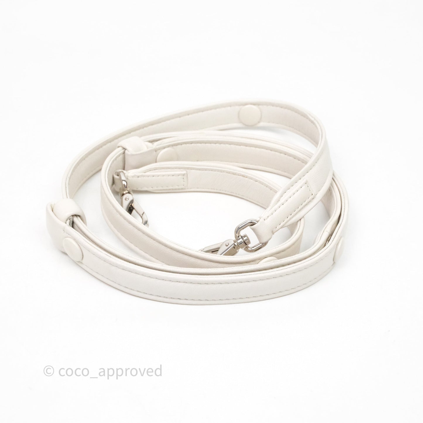 Prada Soft Tote Bag Ivory Silver Hardware