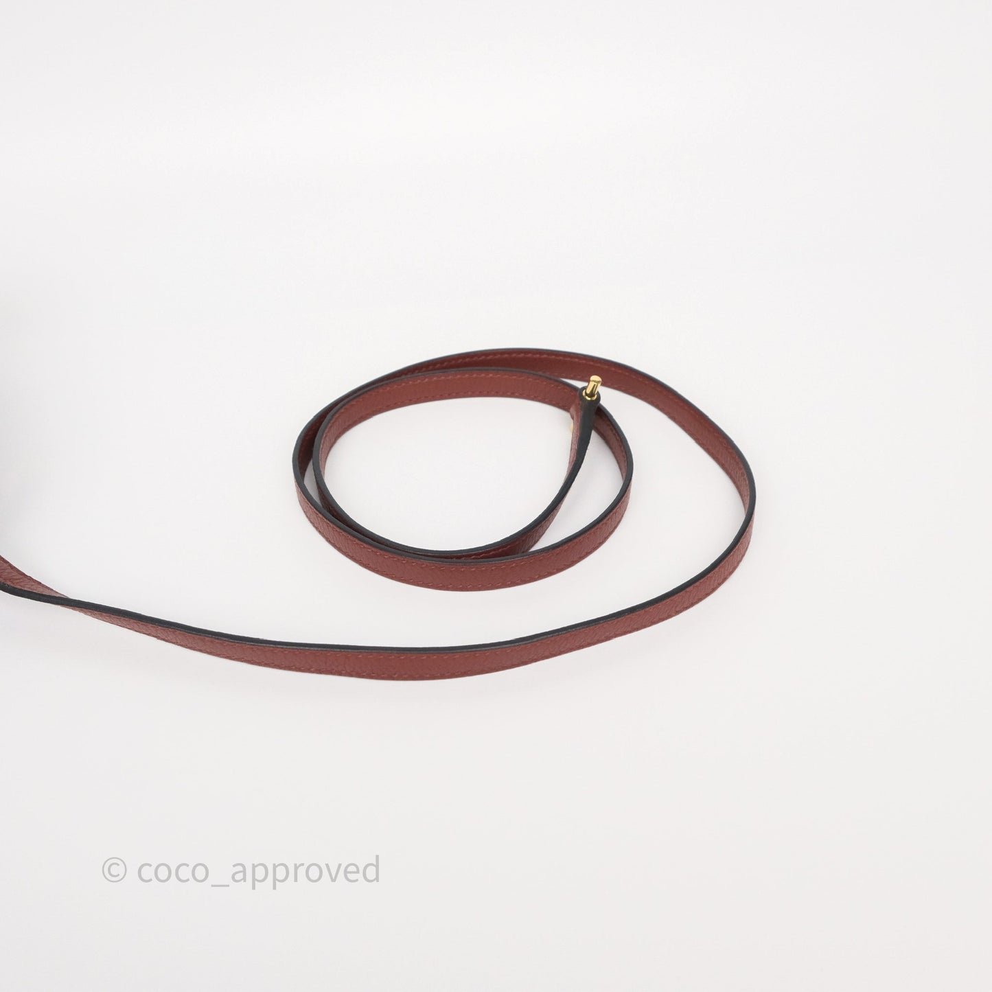 Hermès Mini Roulis Rouge H 55 Evercolor Gold Hardware