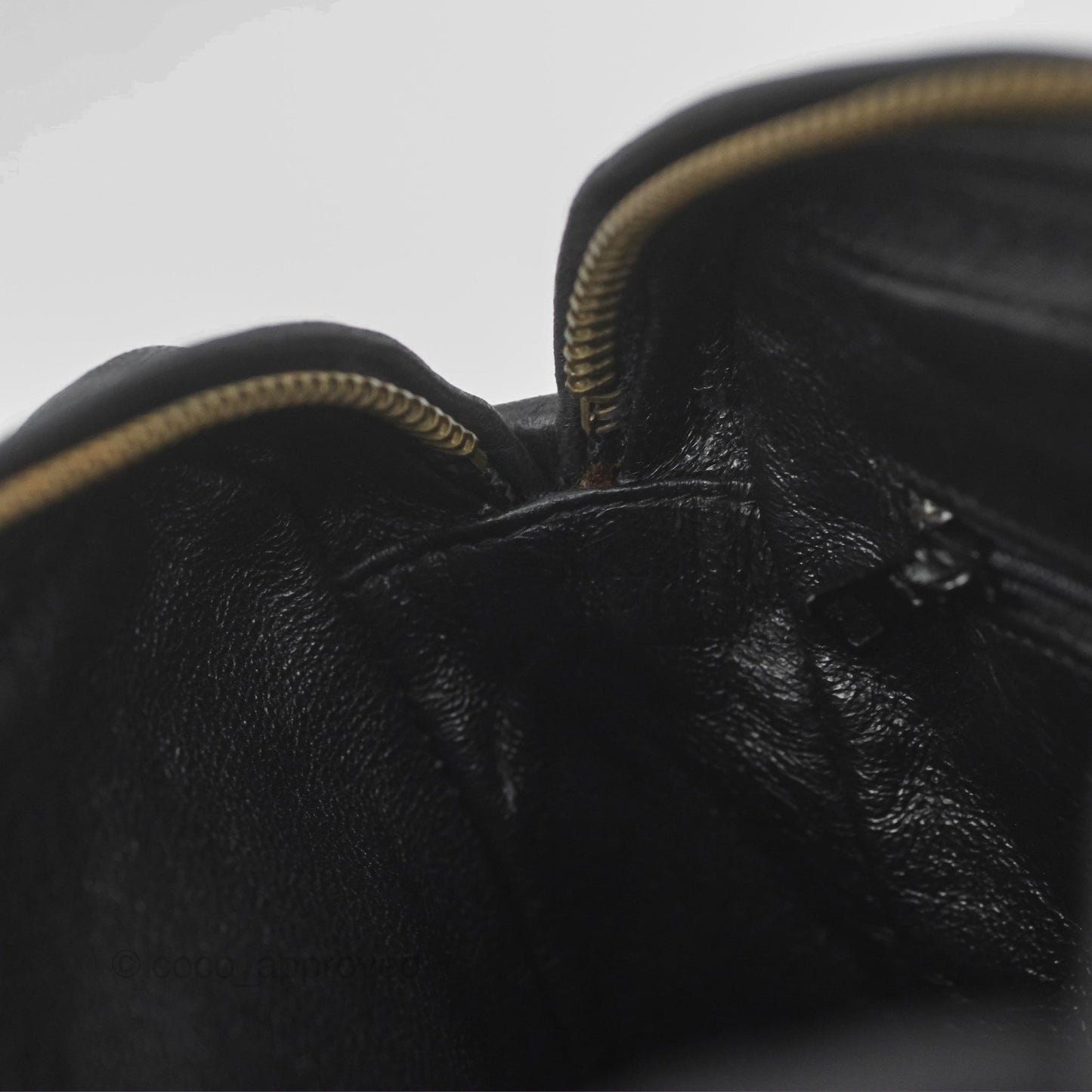 Chanel Vintage Camera Bag Black Lambskin Gold Hardware