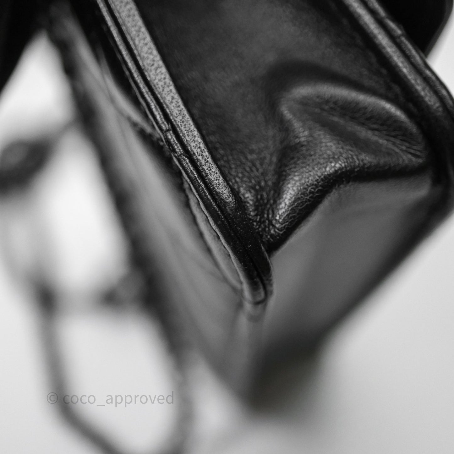 Chanel Quilted Trendy CC WOC Wallet On Chain So Black Lambskin