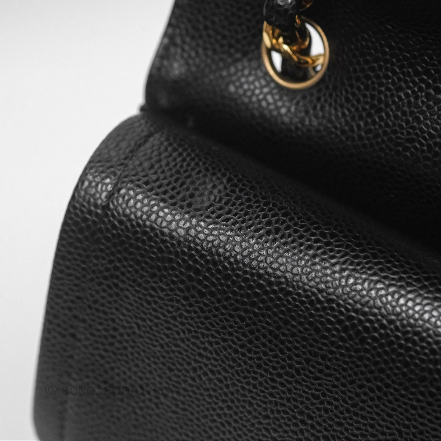 Chanel Jumbo Double Flap Black Caviar Gold Hardware⁣⁣