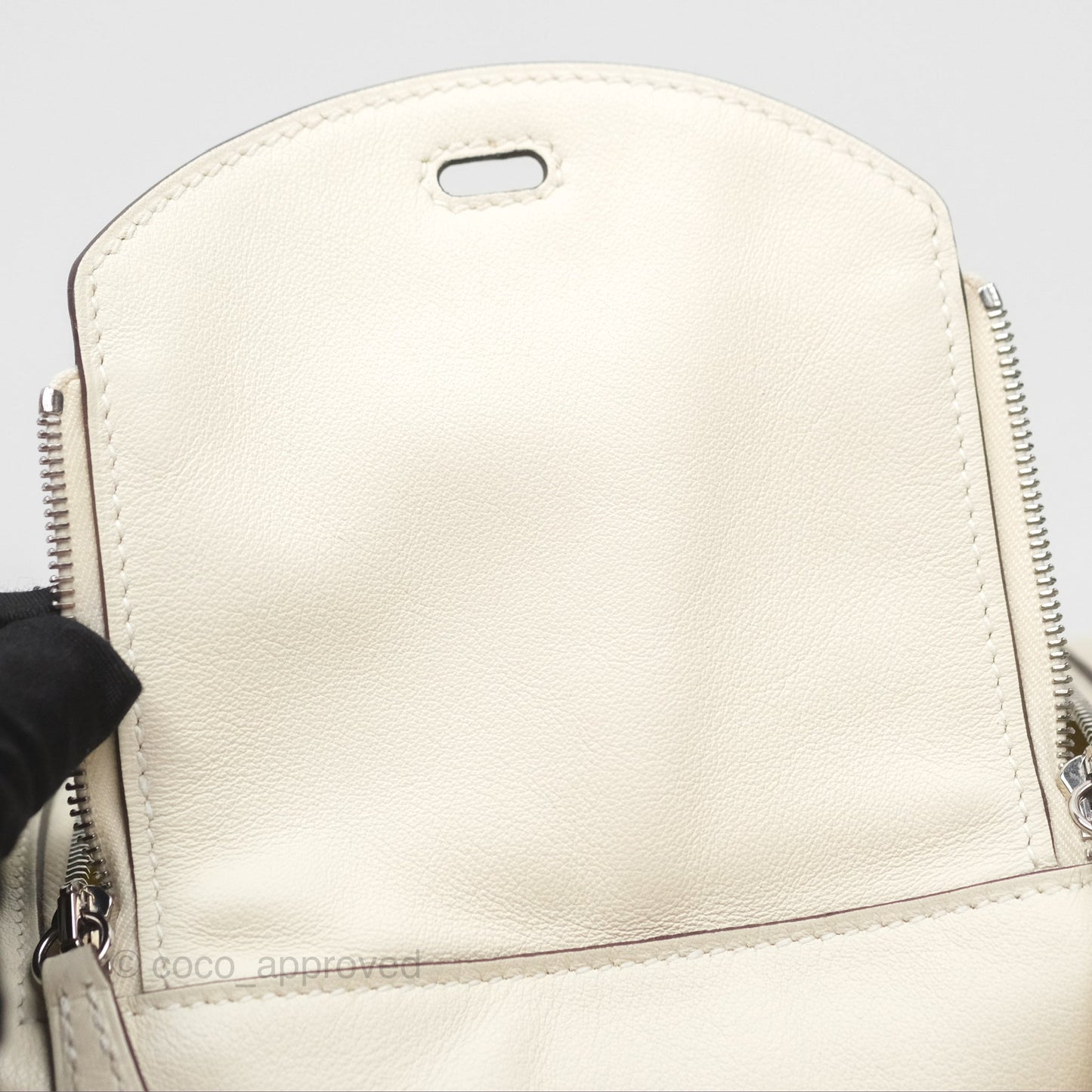 Hermès Mini Lindy 20 Nata I2/ Lime 9R Swift Palladium Hardware