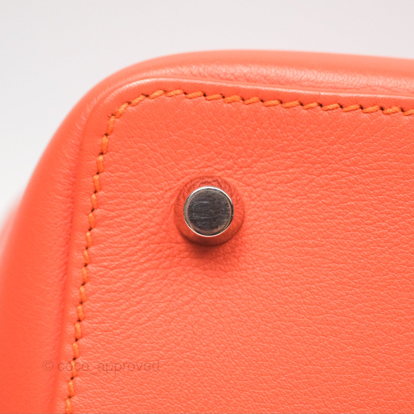 Hermès ToolBox 20 Mangue Evercolor Palladium Hardware