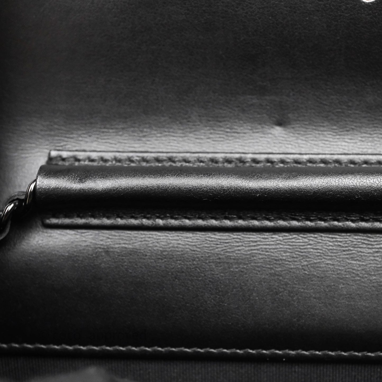 Chanel WOC Chevron Reissue So Black Calfskin