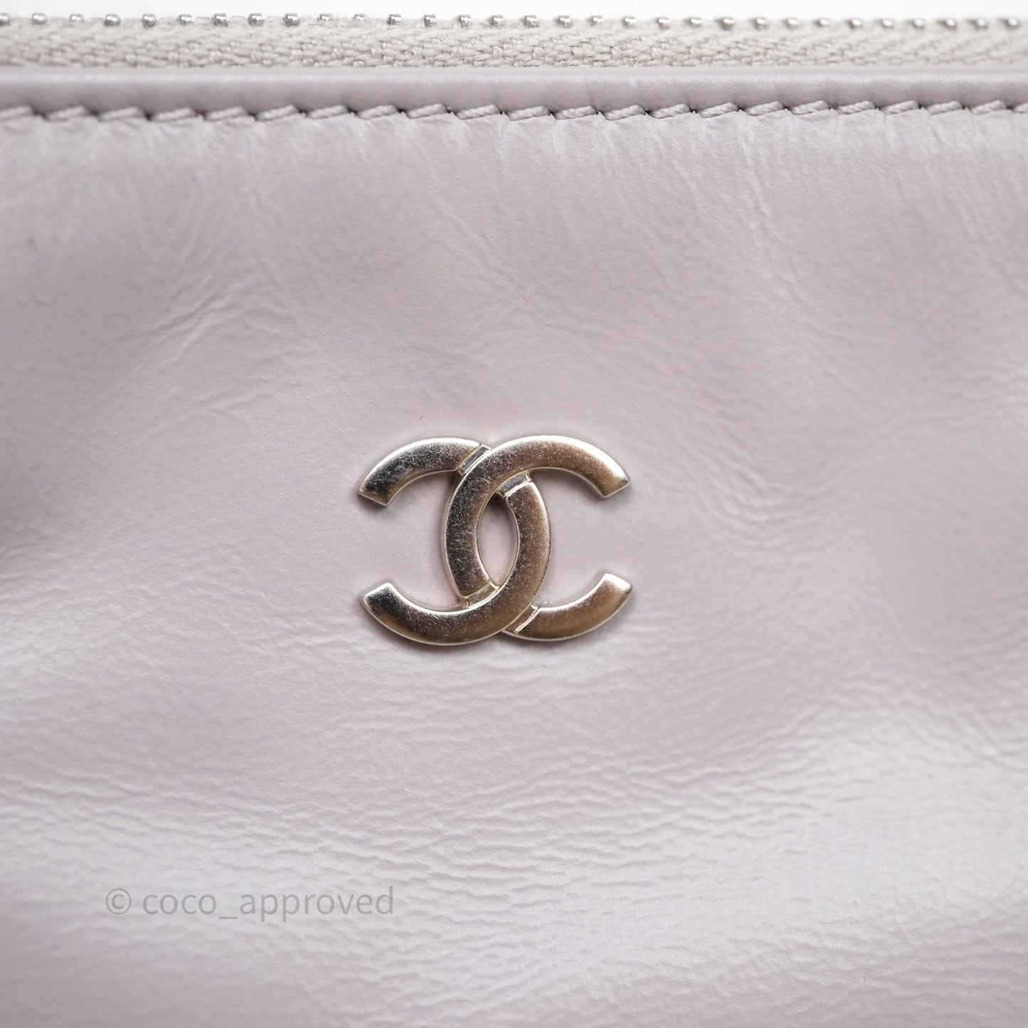 Chanel 22 Small Grey Aged Calfskin Matte Silver Hardware