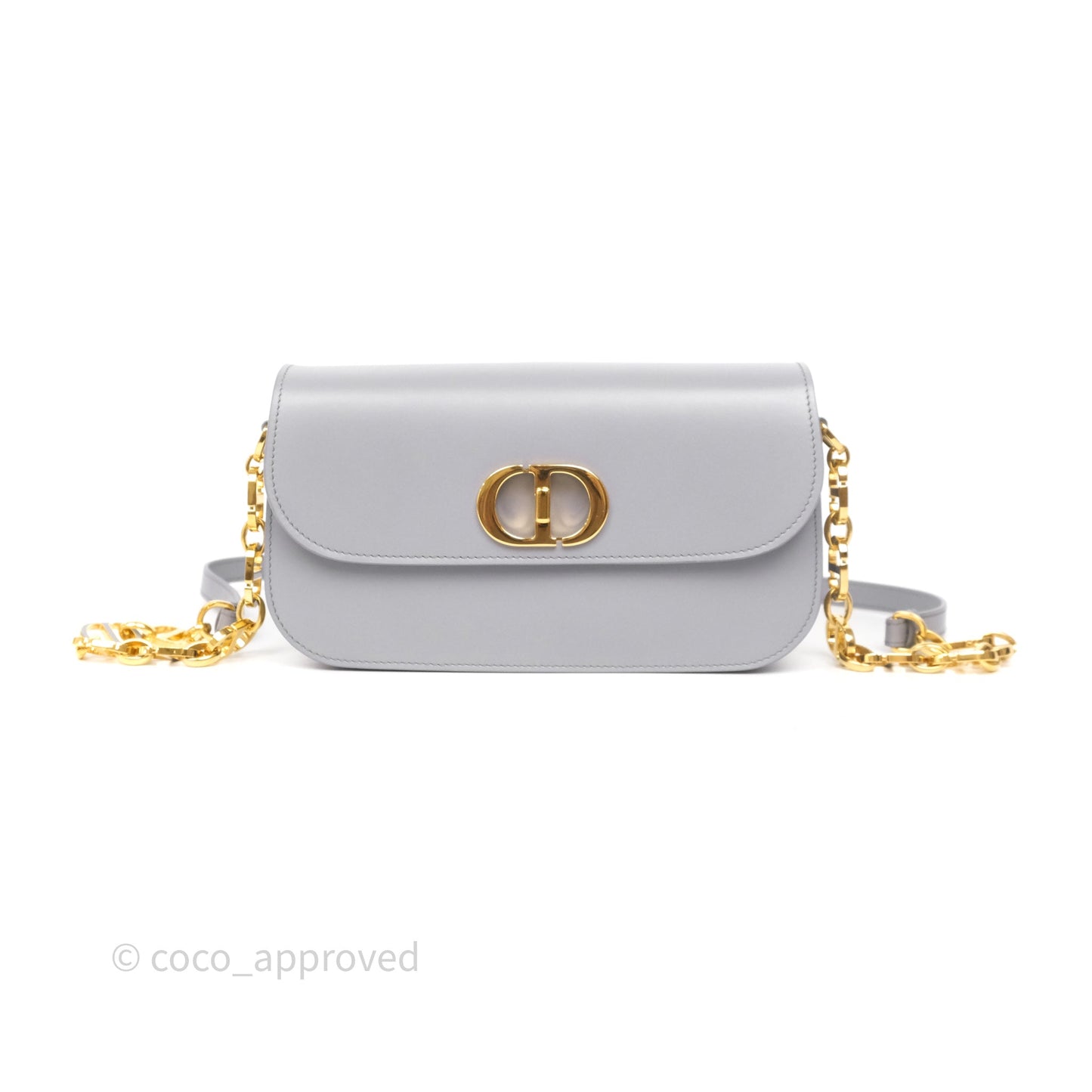 Dior 30 Montaigne Avenue Bag Grey Box Calfskin