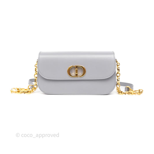 Dior 30 Montaigne Avenue Bag Grey Box Calfskin