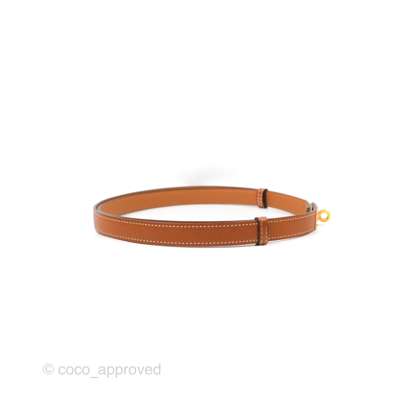 Hermès Kelly Buckle Belt Gold Epsom Gold Hardware