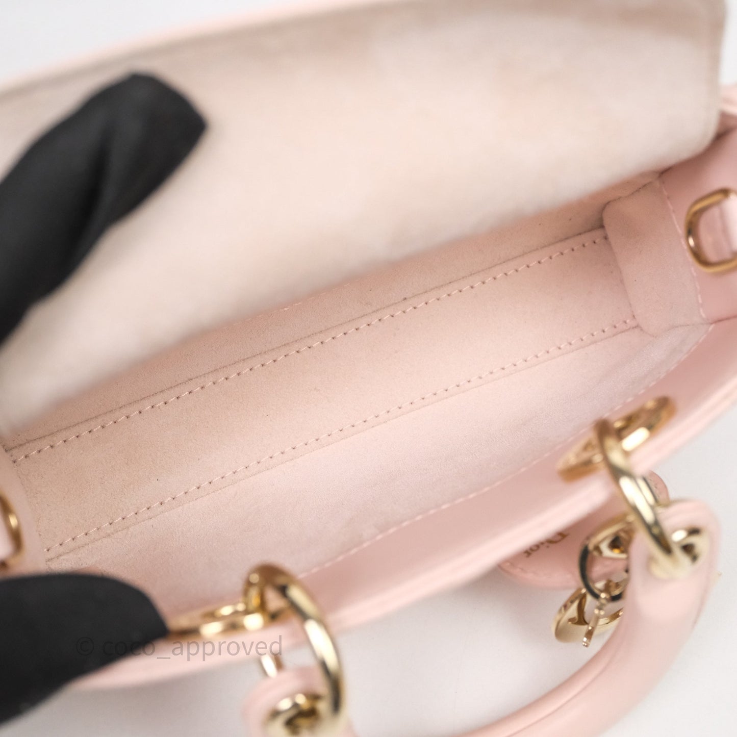 Dior Micro Lady D-Joy Bag Powder Pink Cannage Lambskin