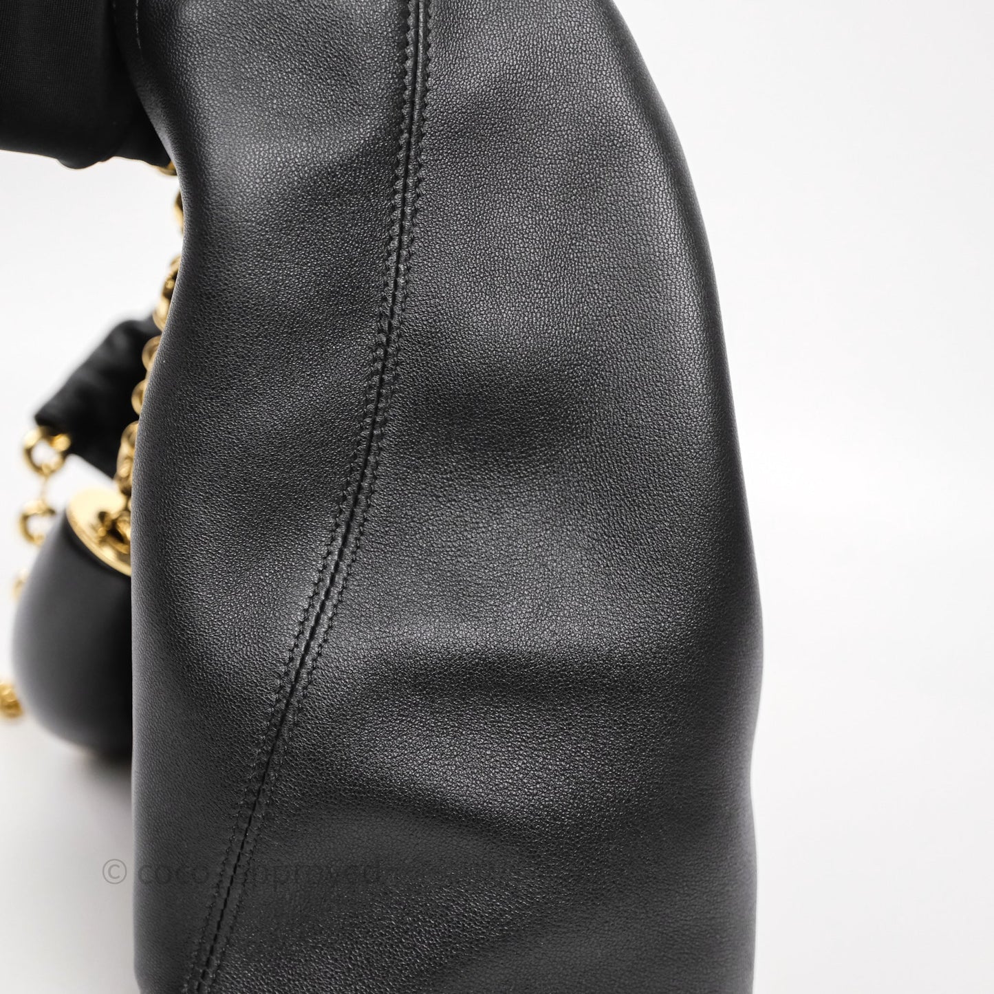 Loewe Small Squeeze Bag in Mellow Nappa Lambskin Black