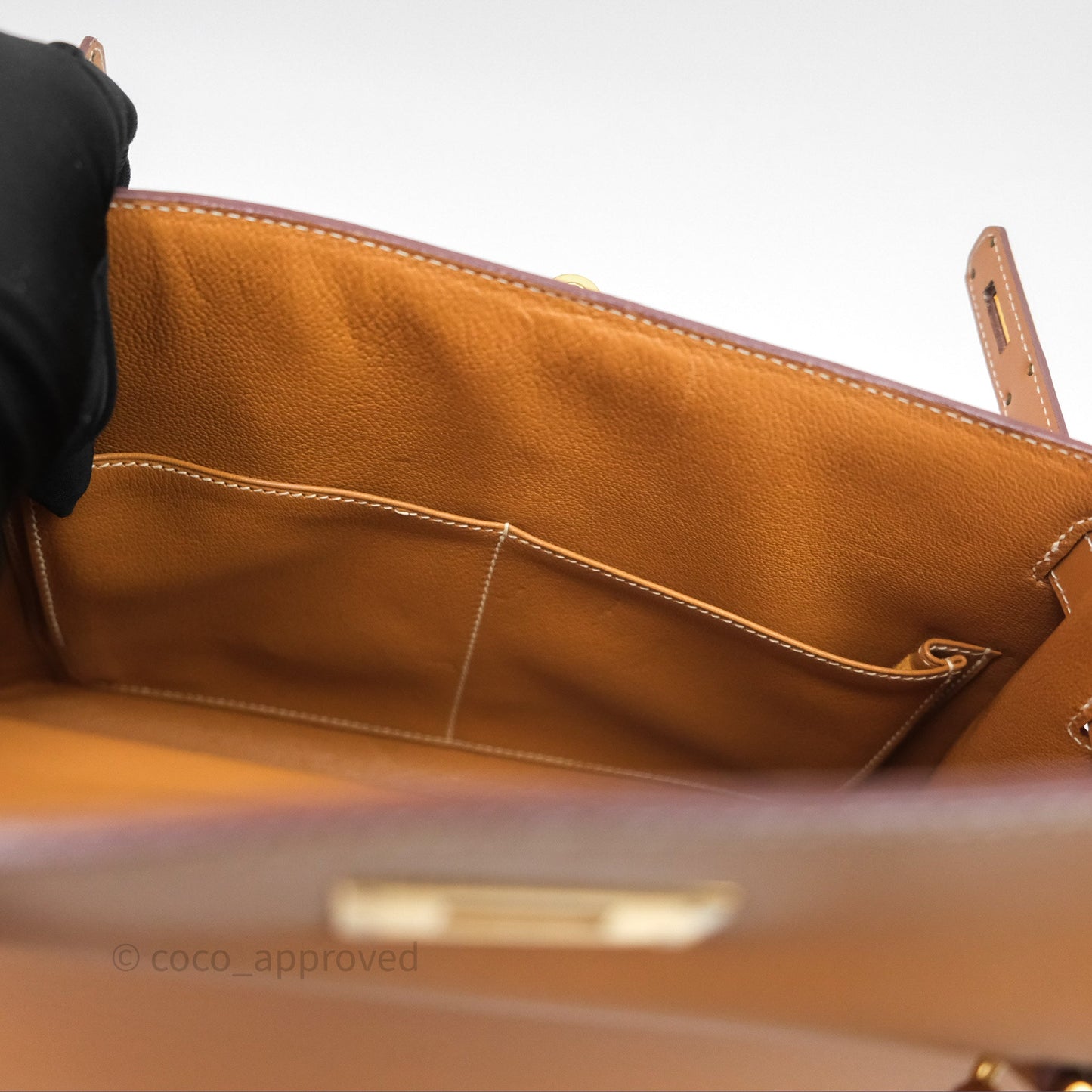 Hermès Kelly II 28 Sellier Gold 37 Chamonix Leather Gold Hardware