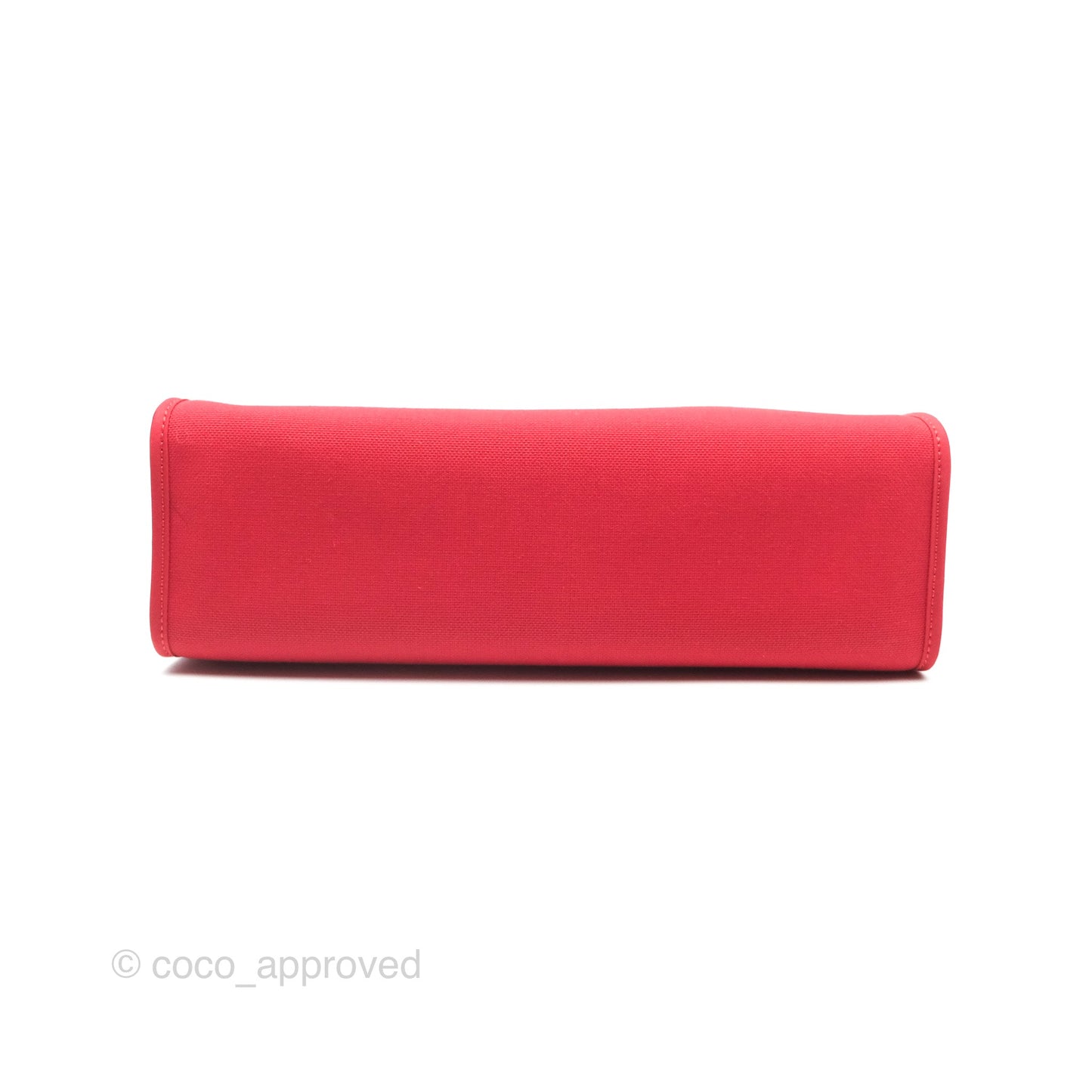 Hermès Herbag Zip 31 Rouge Tomate S5/ Naturel 27 Canvas Palladium Hardware