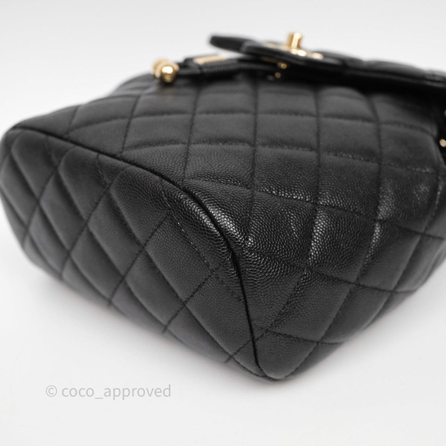 Chanel Urban Spirit Mini Black Caviar Backpack