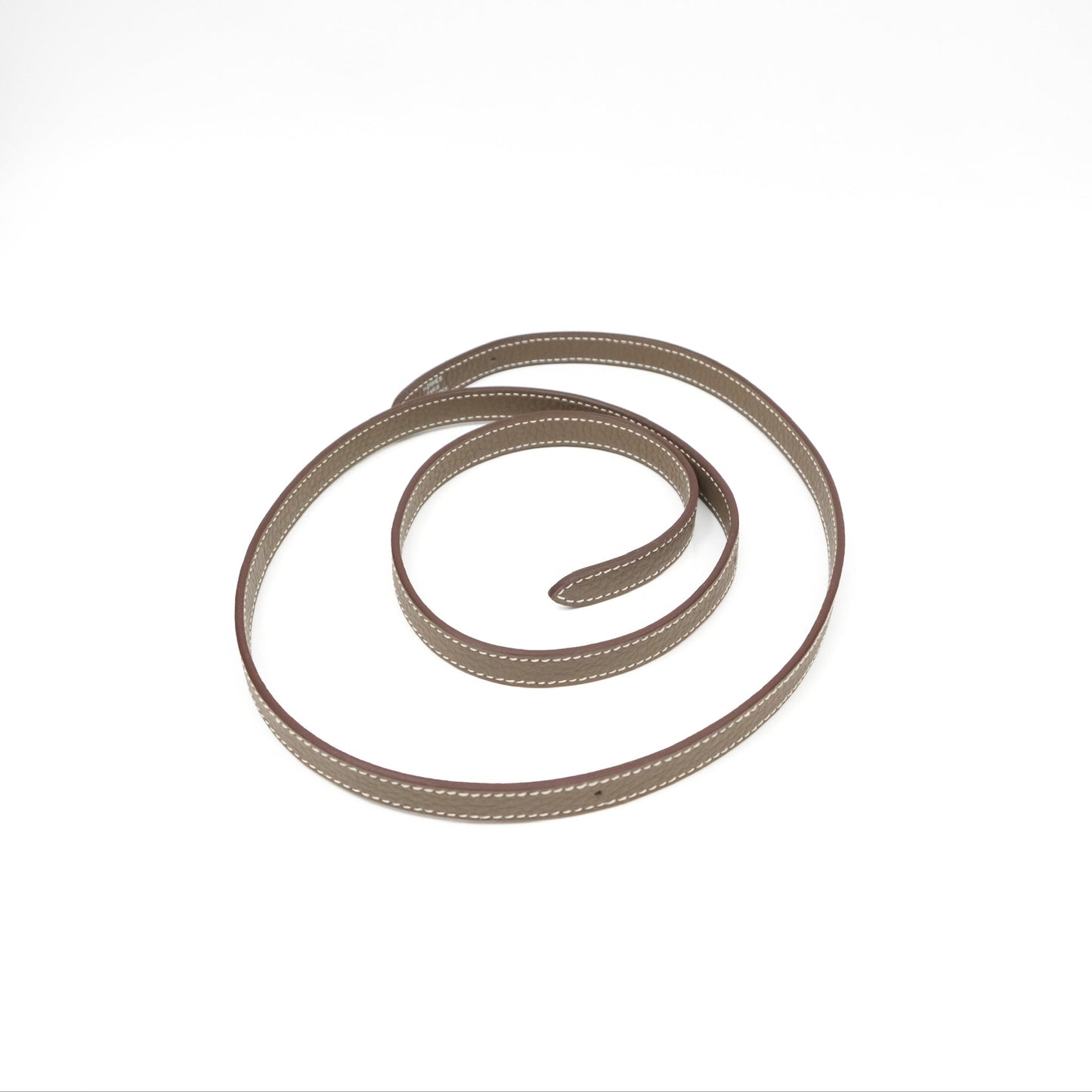 Hermès Halzan 25 Etoupe Clemence Palladium Hardware