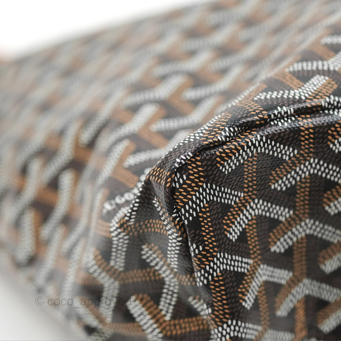 Goyard Bohème Hobo Bag Black/Tan Goyardine Canvas