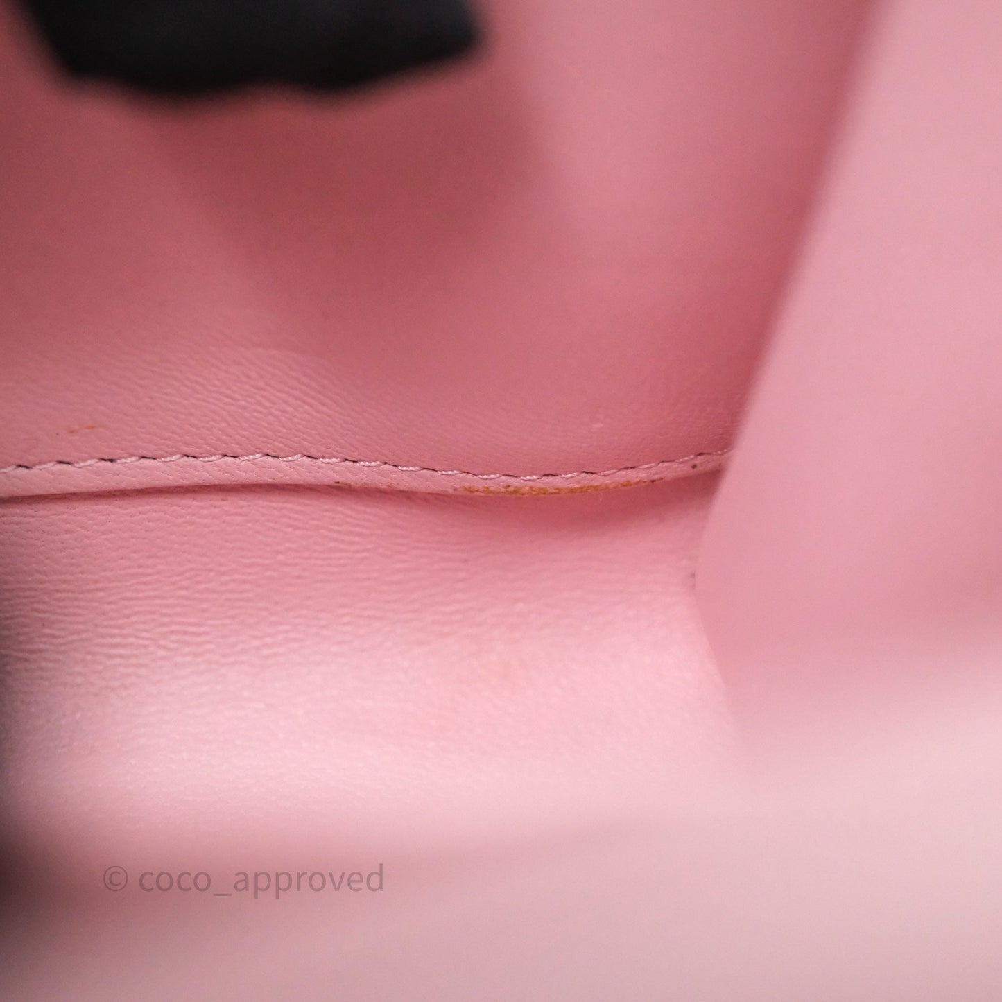 Chanel Mini Enamel Handle Clutch on Chain Pink Lambskin Gold Hardware