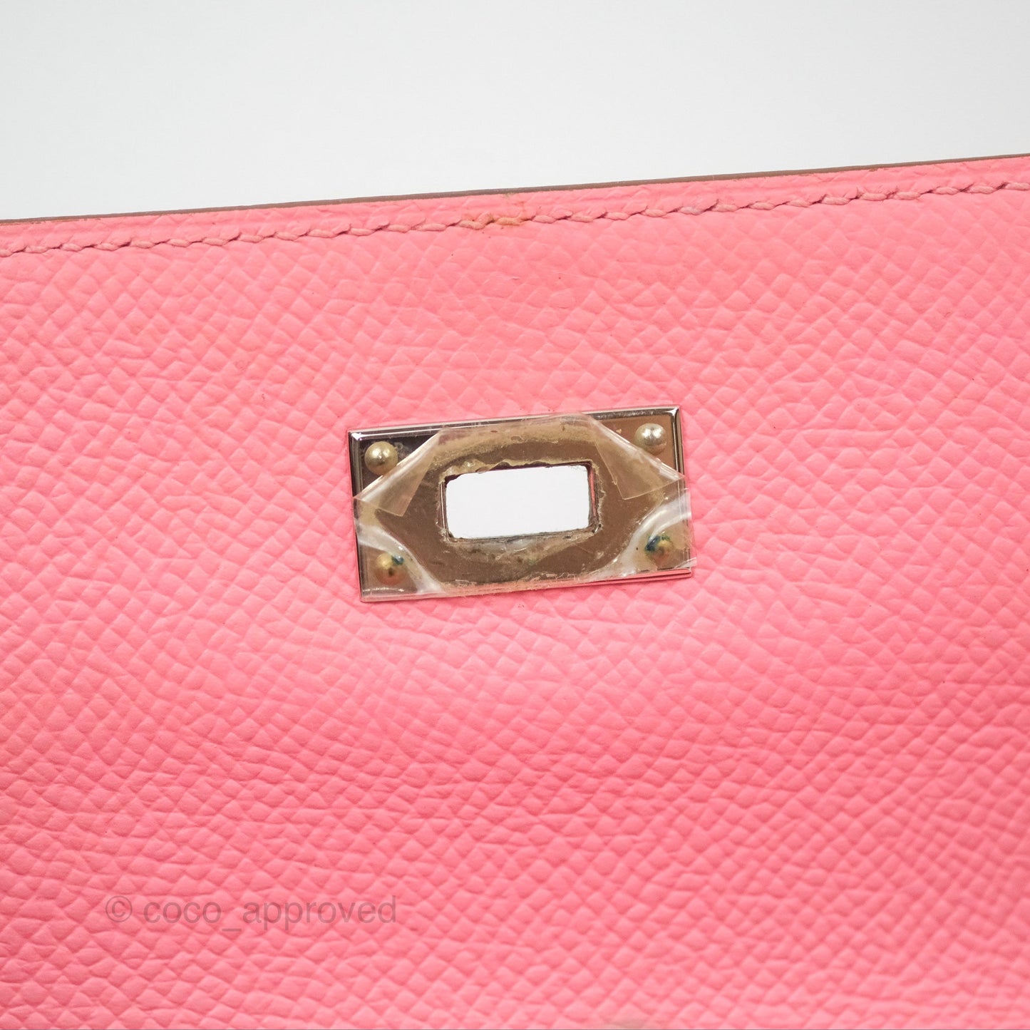Hermès Small Kelly Wallet Rose Confetti Epsom Palladium Hardware