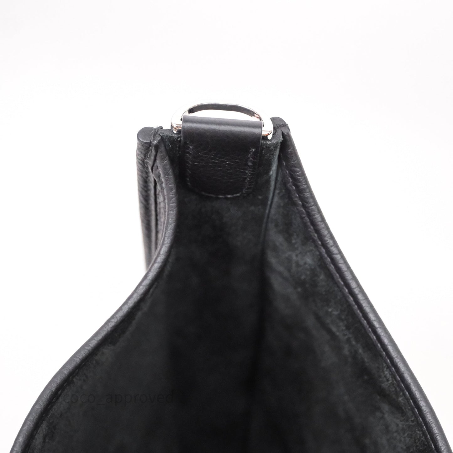 Hermes Evelyne III 29 Black Clemence Palladium Hardware