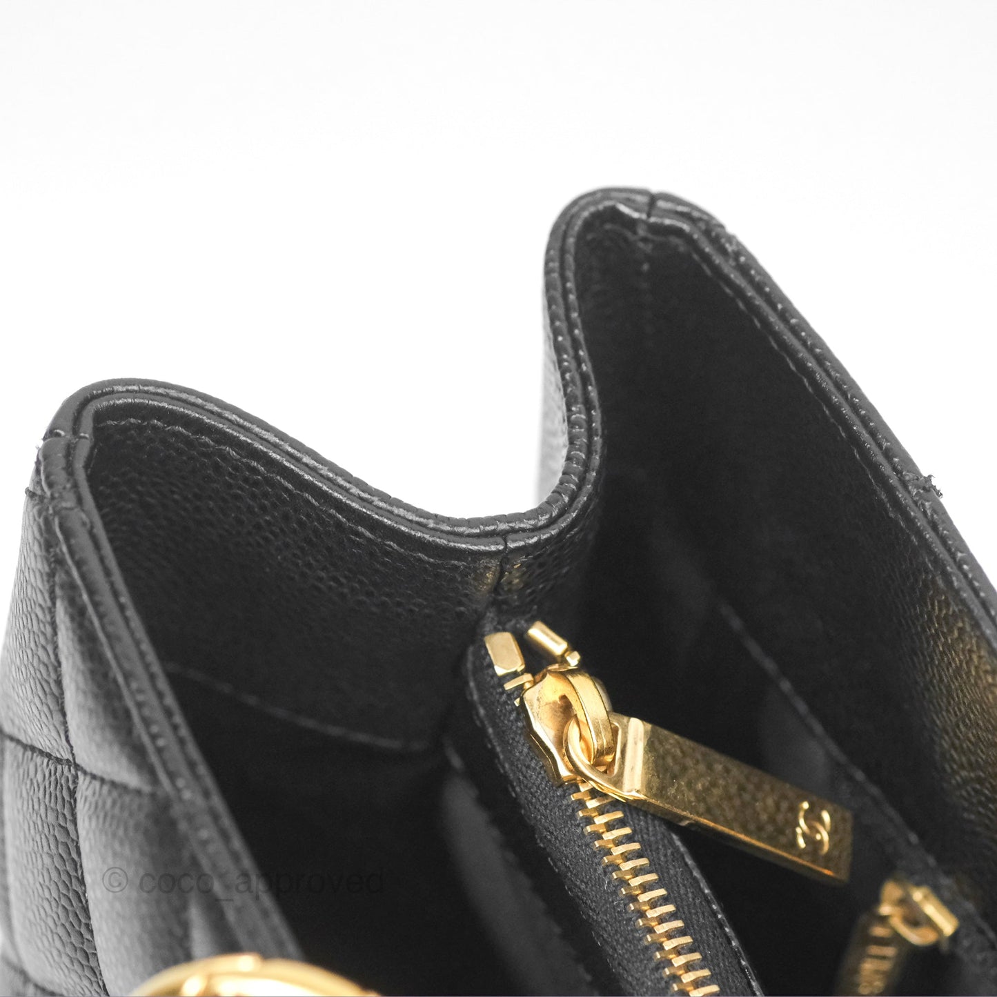 Chanel GST Black Caviar Gold Hardware