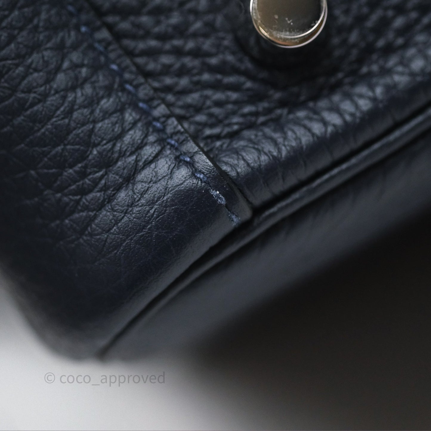 Hermès Lindy 26 Bleu Nuit 2Z Taurillon Clemence Palladium Hardware