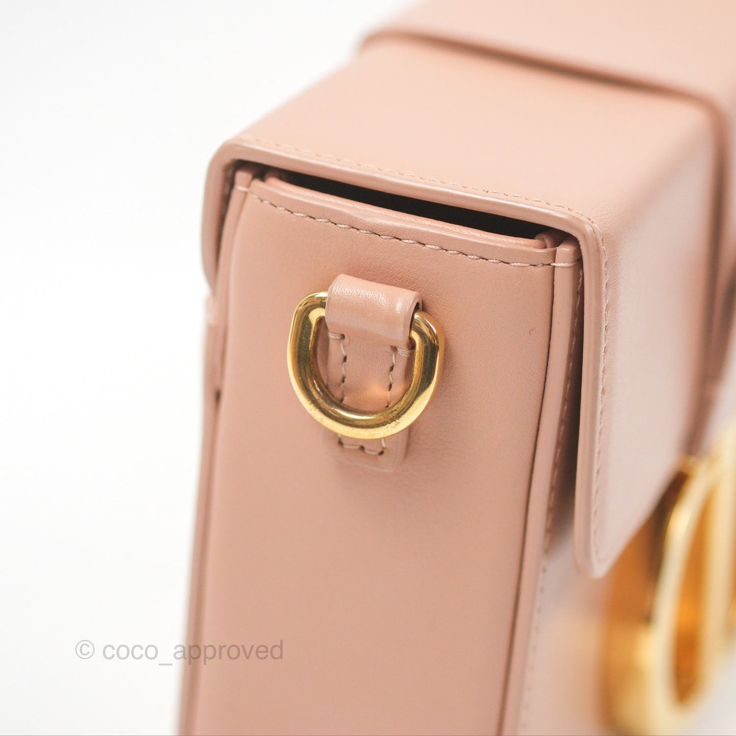 Christian Dior 30 Montaigne Rose Des Vents Calfskin Box Bag