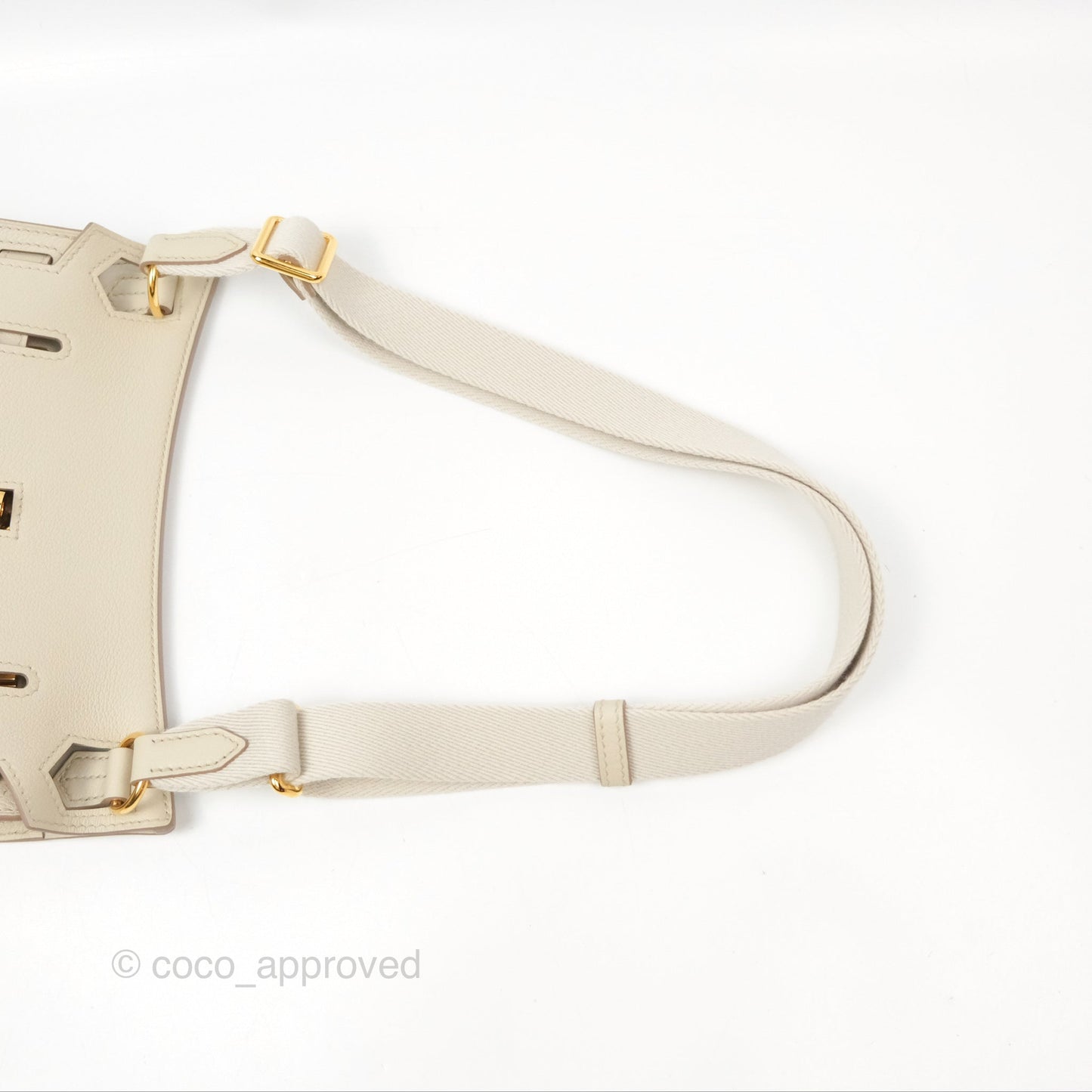 Hermès Mini Jypsiere Beton Evercolor Gold Hardware